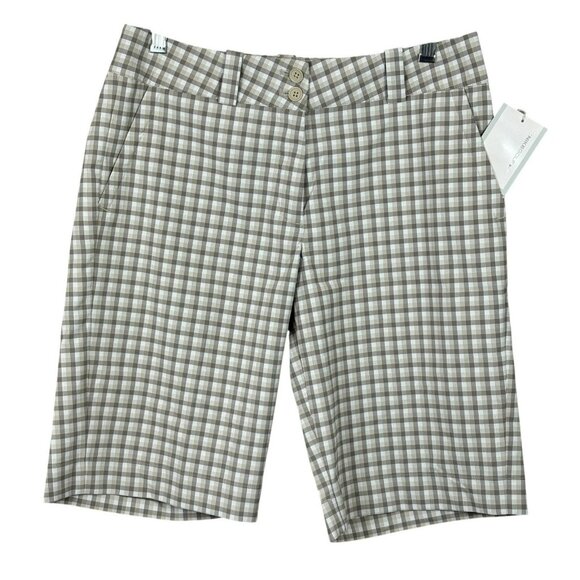 NIKE GOLF Dri-Fit Plaid Shorts Style 359364-244 NWT - Picture 1 of 4